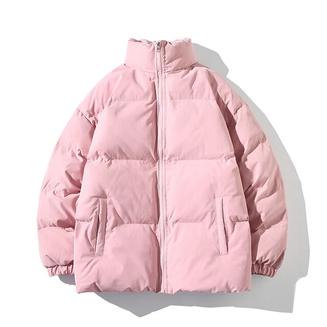 Casual winterjack met opstaande kraag