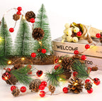 Kerstslinger met verlichting (2 m)