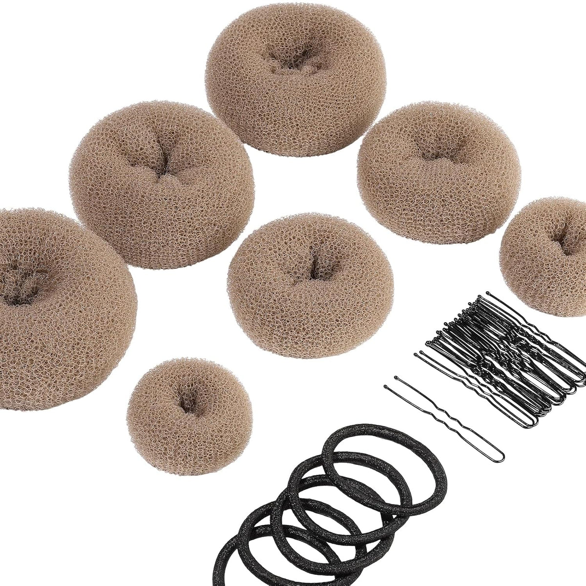 Haardonutset met 7 ringen en accessoires