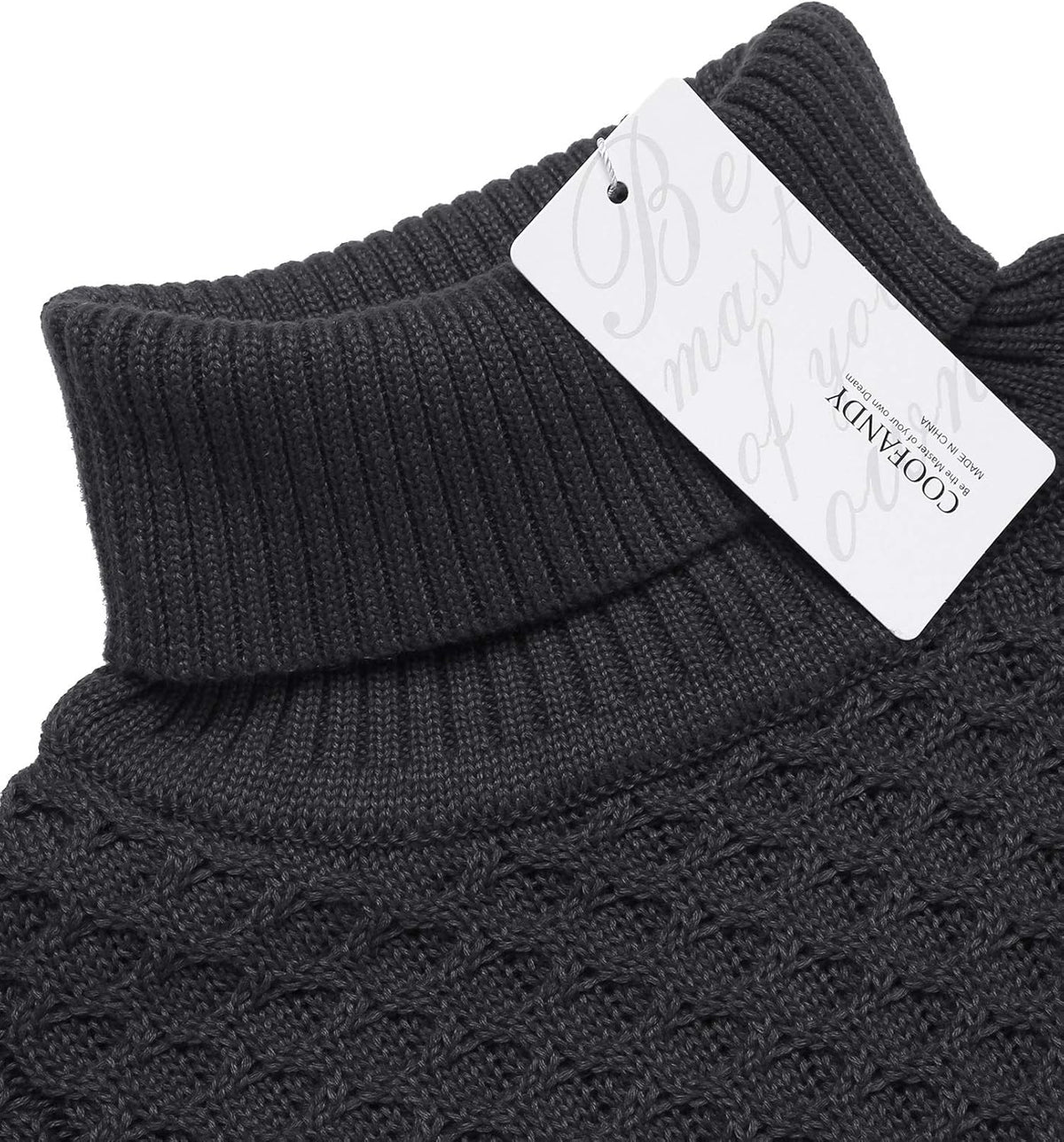 Casual gebreide heren coltrui