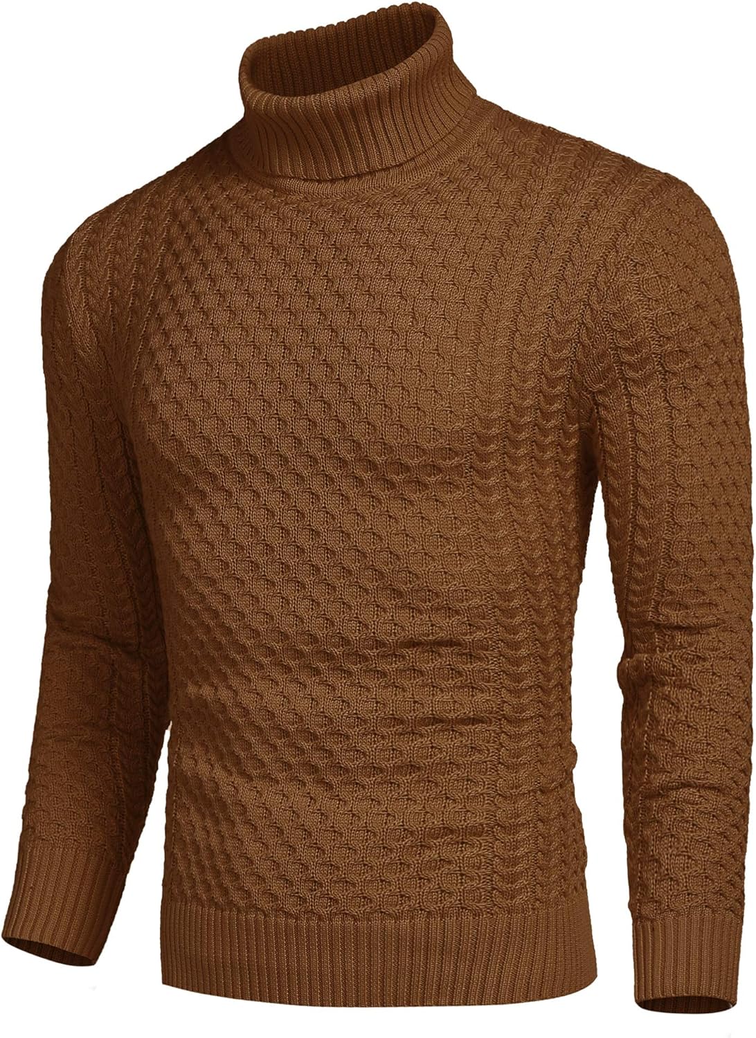 Casual gebreide heren coltrui