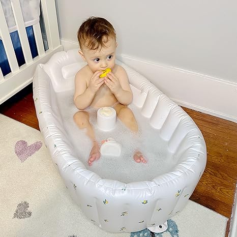 Opblaasbaar babybadje voor reizen