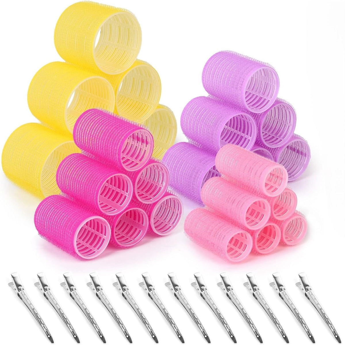 Zelfklevende haarrollen set