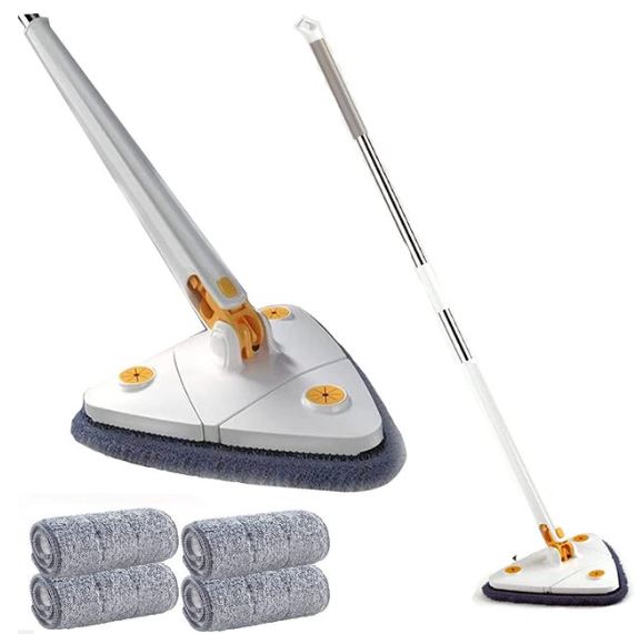 Driehoekige dweilmop