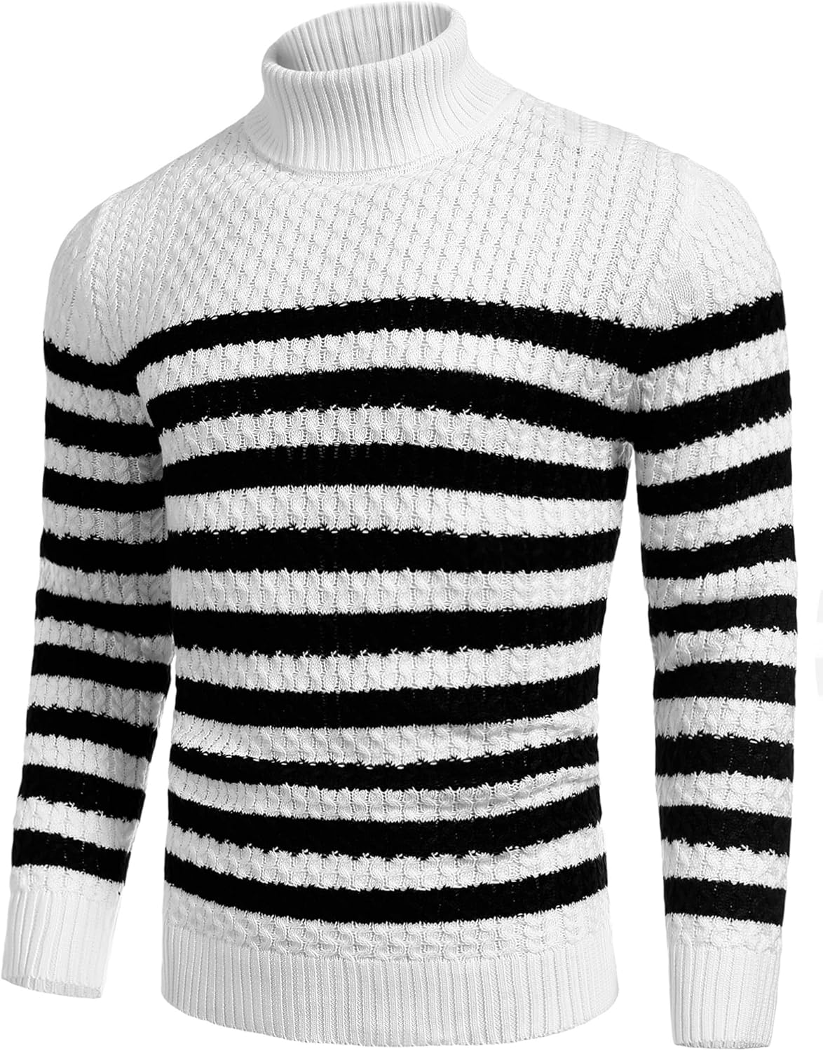 Casual gebreide heren coltrui