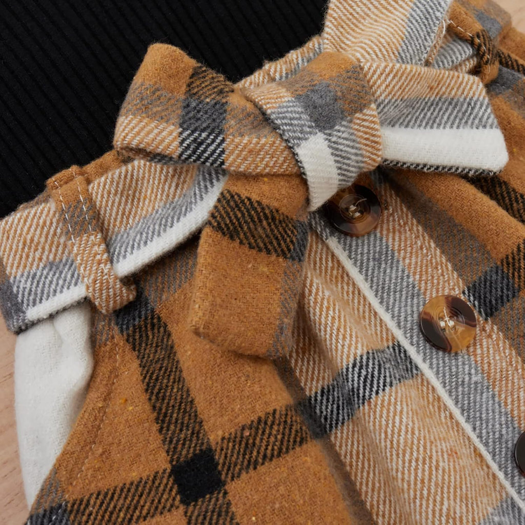 Baby winterset – gebreide coltrui en rokjesset