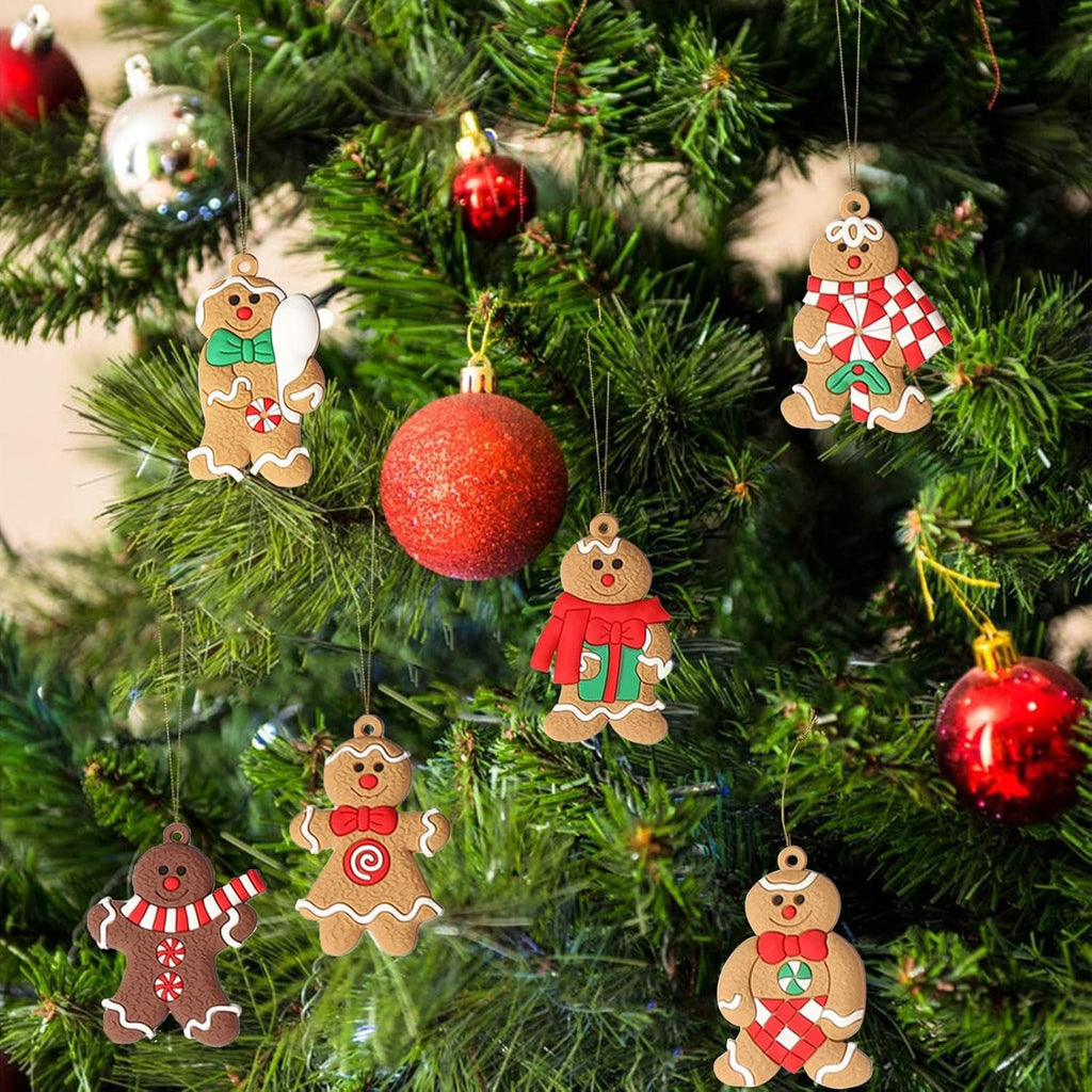 Set van 12 peperkoek ornamenten