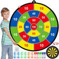 Groot dartbord voor kinderen met kleverige ballen en darts