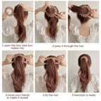 Vogelnest haarclips - set van 3