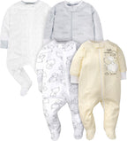 Gerber baby slaappakje voor jongens met voetjes