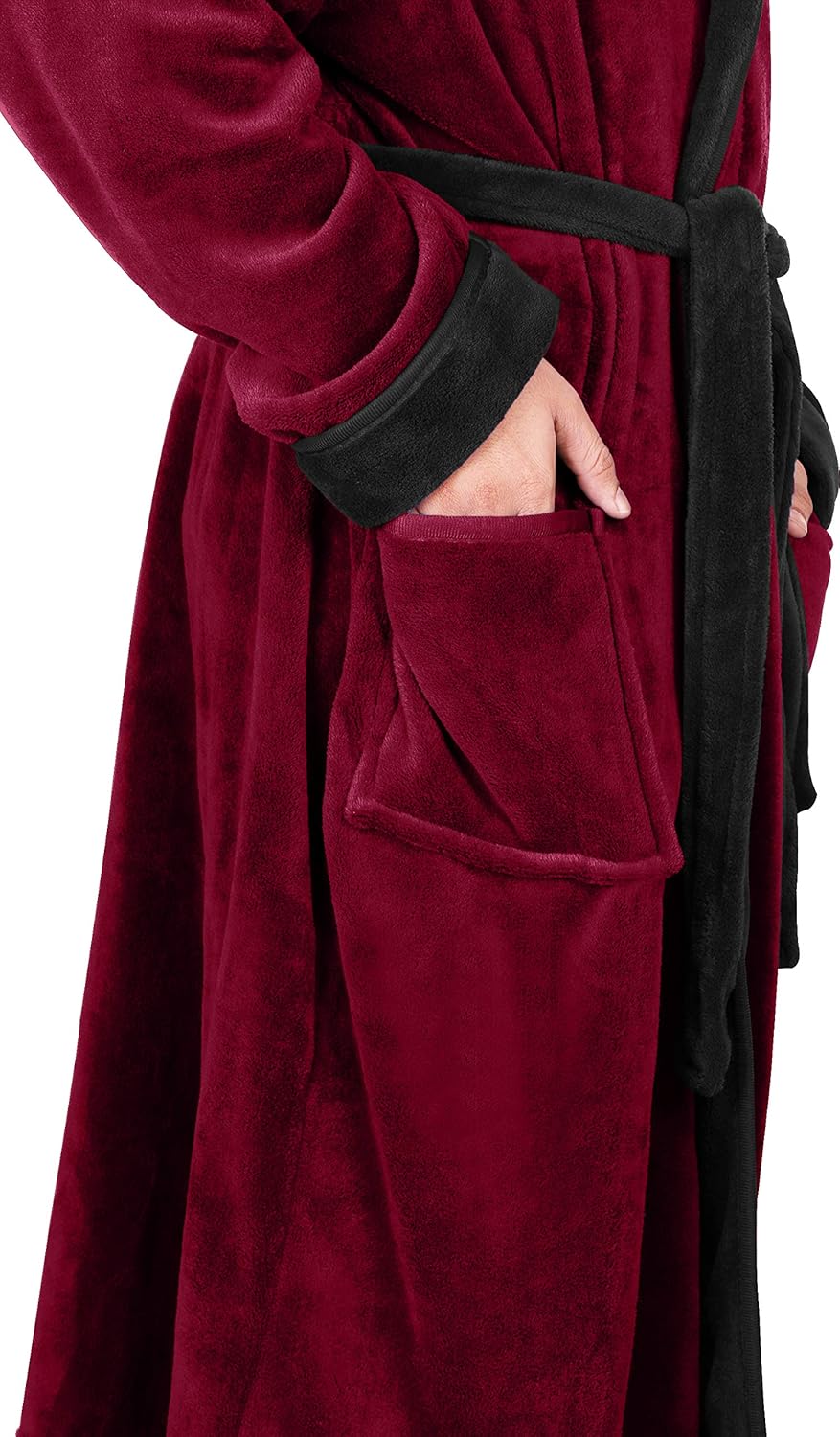 Heren fleece badjas