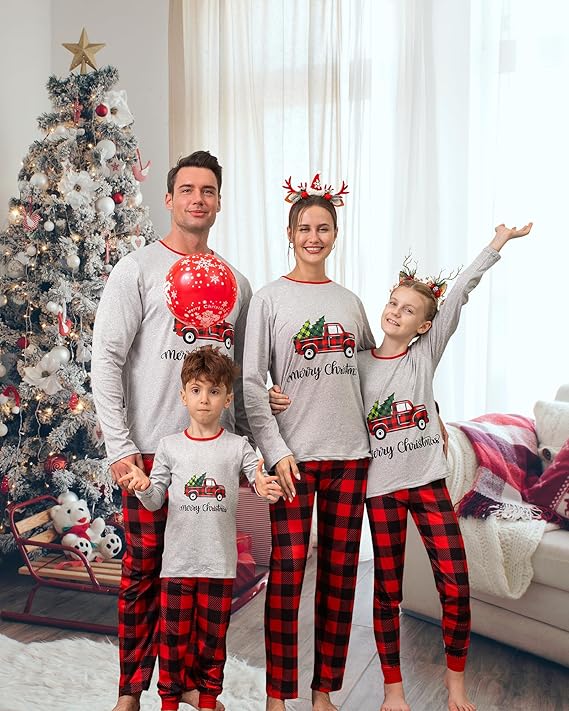 Familie kerstpyjama