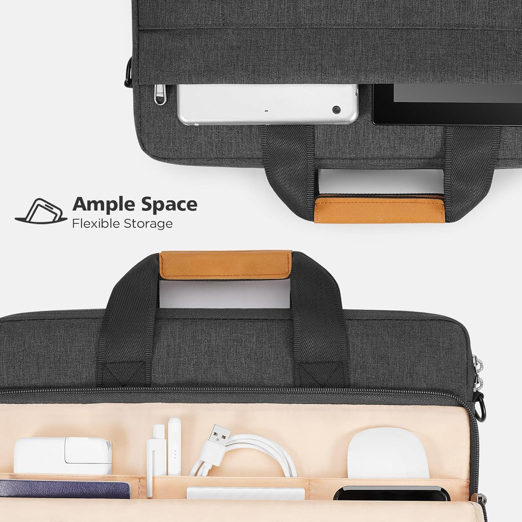 Schoudertas voor laptops met 360° beschermende voering — afbeelding 43