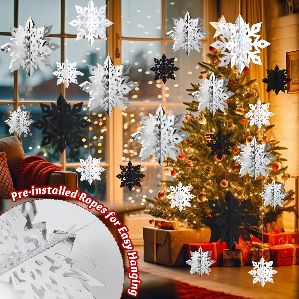 Sneeuwvlok kerstdecoratie