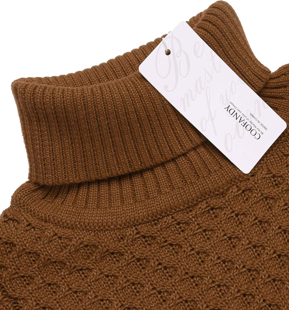 Casual gebreide heren coltrui