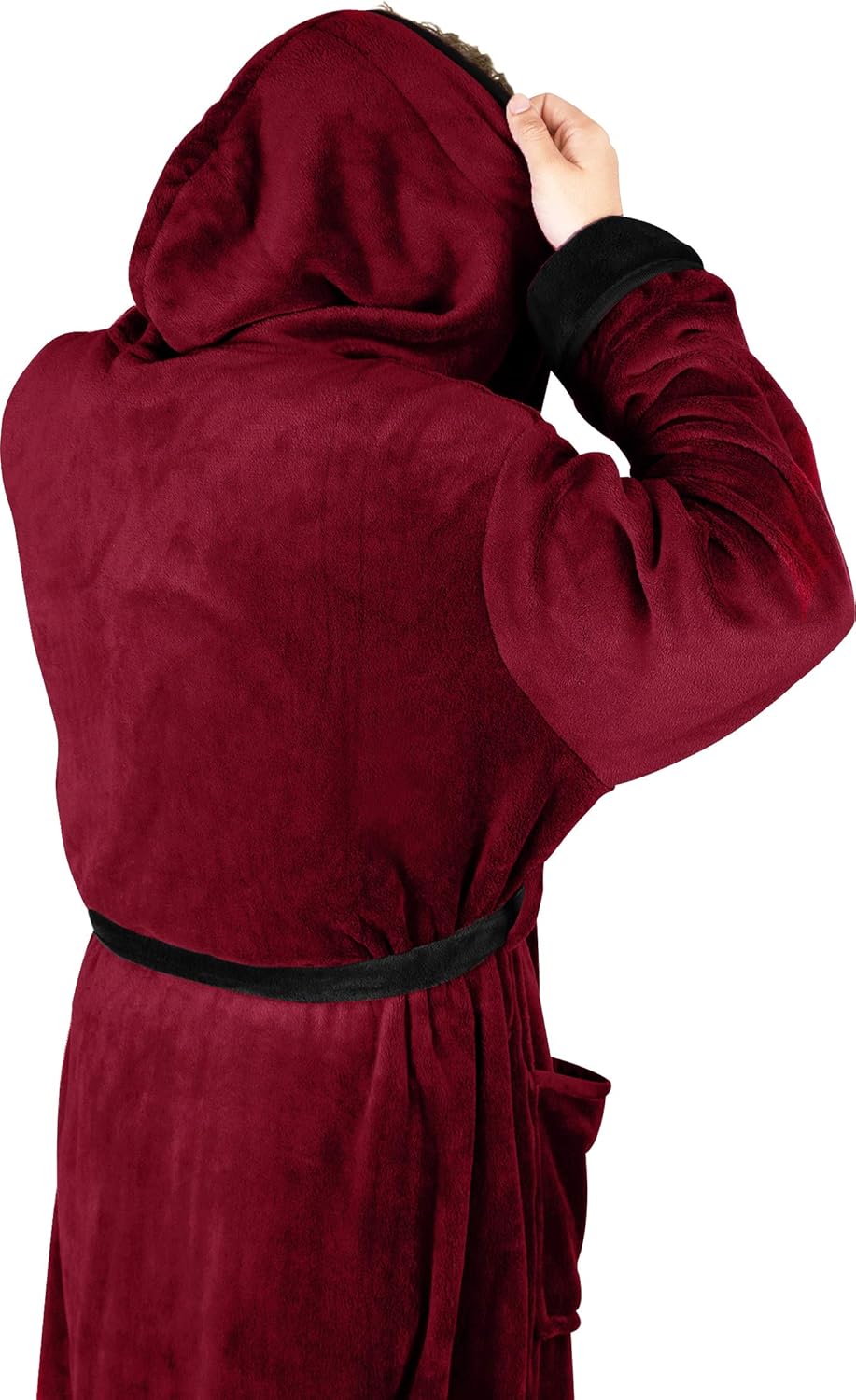 Heren fleece badjas