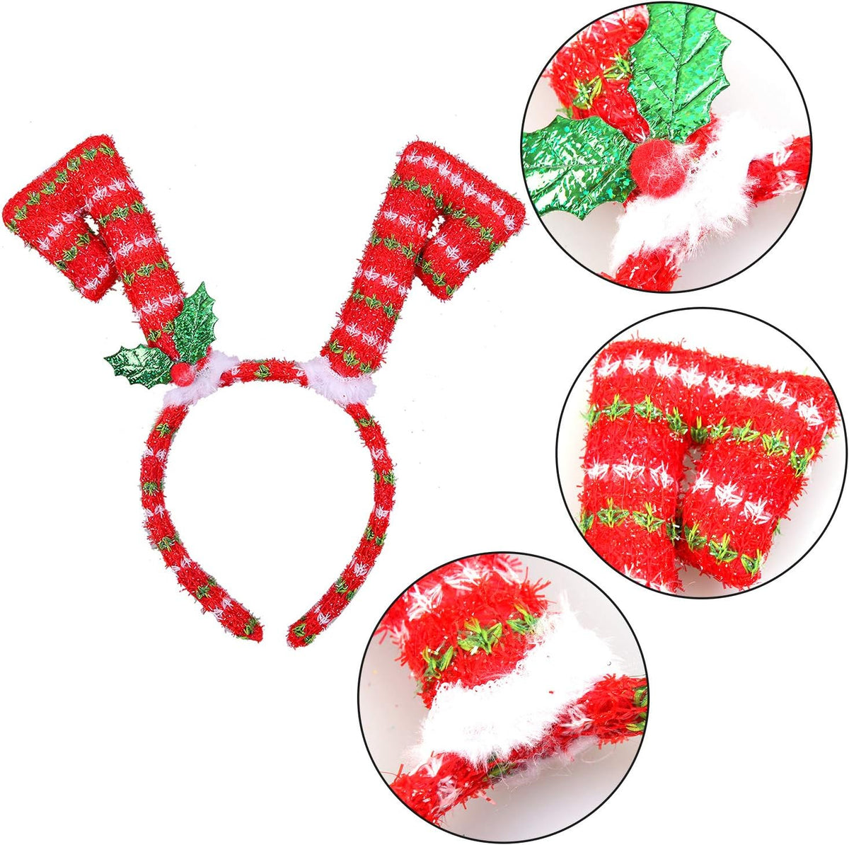 9-Pack kerst haarbanden & brillen