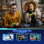 Draadloze switch-controller met hall effect joysticks en turbo-functie
