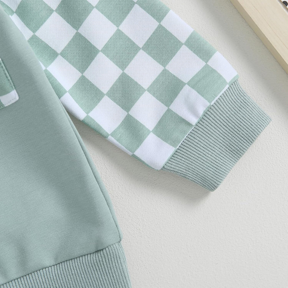 Baby jogger set winter – contrast sweatshirt en broek