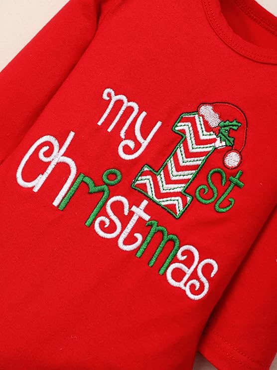 Baby’s eerste kerstoutfit