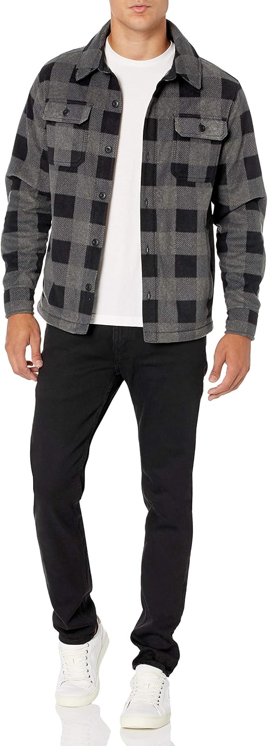 Heren fleece overhemd