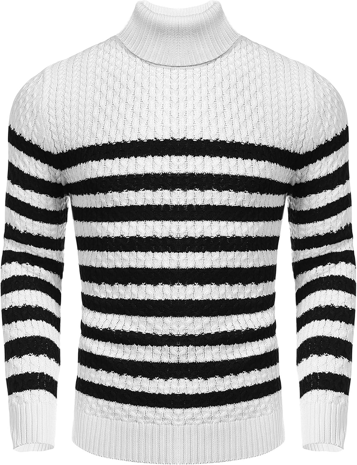 Casual gebreide heren coltrui