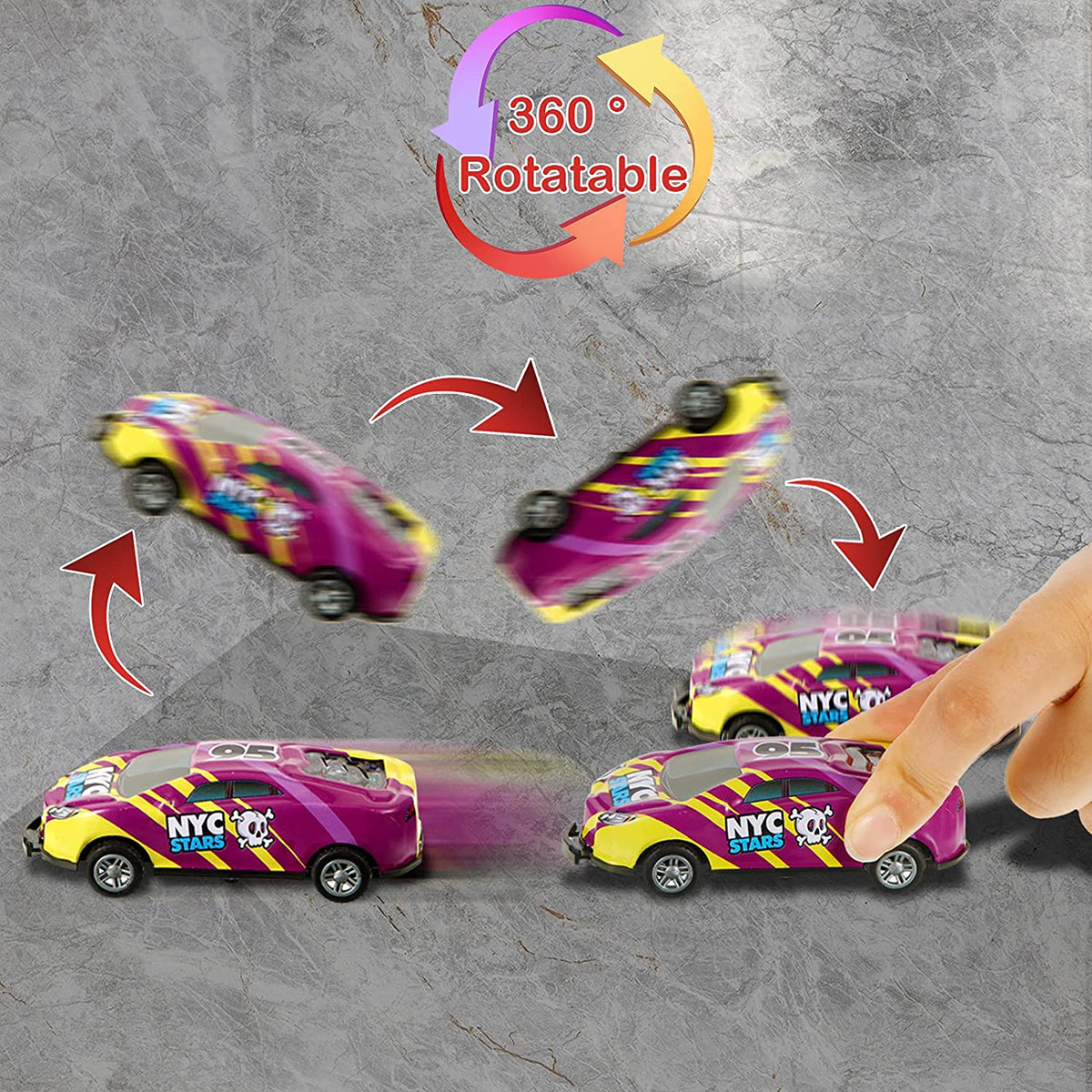 Speelgoed stuntauto