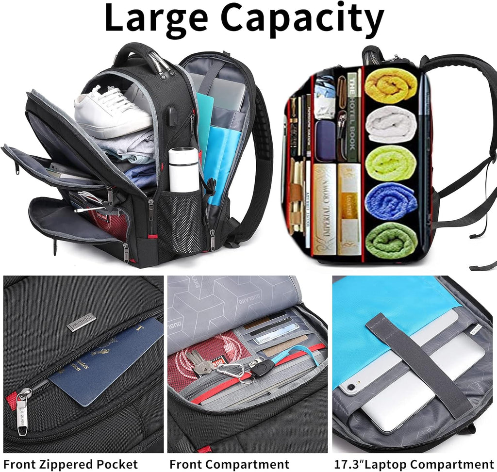 50L extra grote reis laptoprugzak met USB-poort