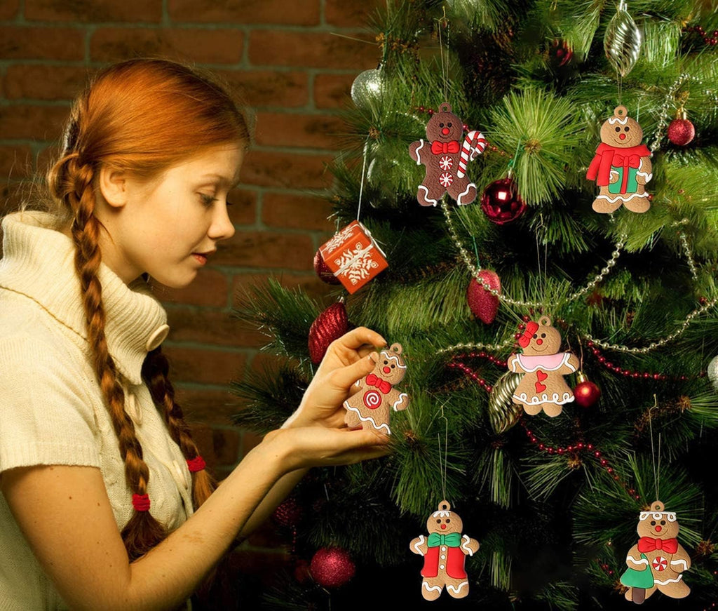 Set van 12 peperkoek ornamenten