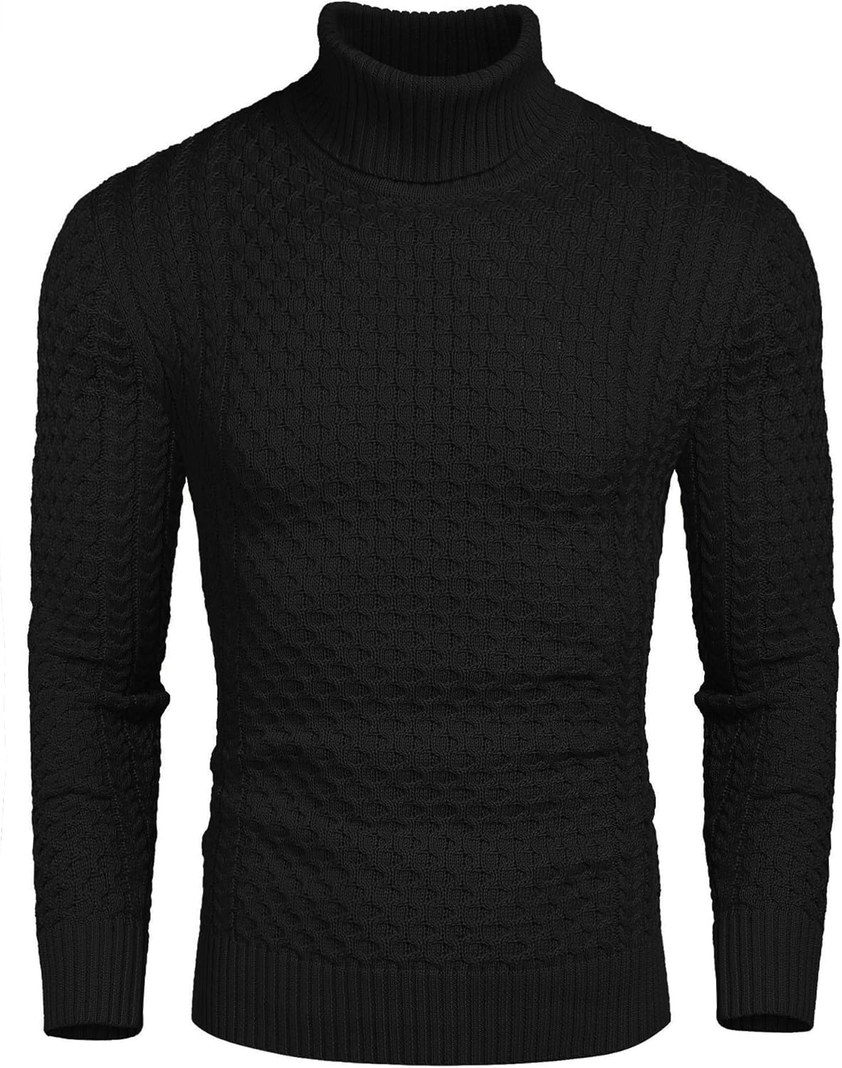 Casual gebreide heren coltrui