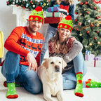 Kerst LED beanie & sokken set