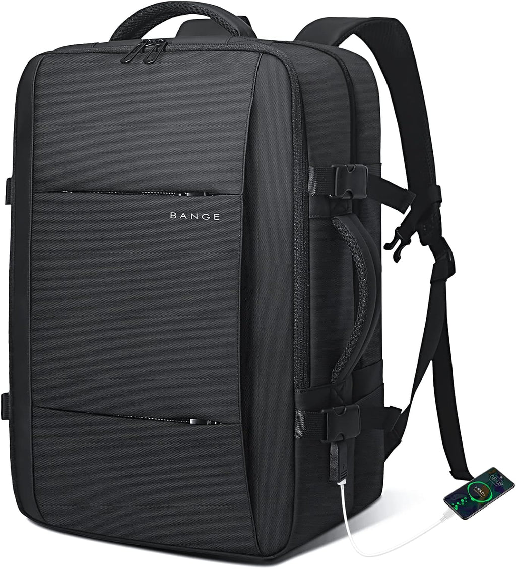 Uitbreidbare 26–45L reisrugzak met laptopvak & zijhandvat
