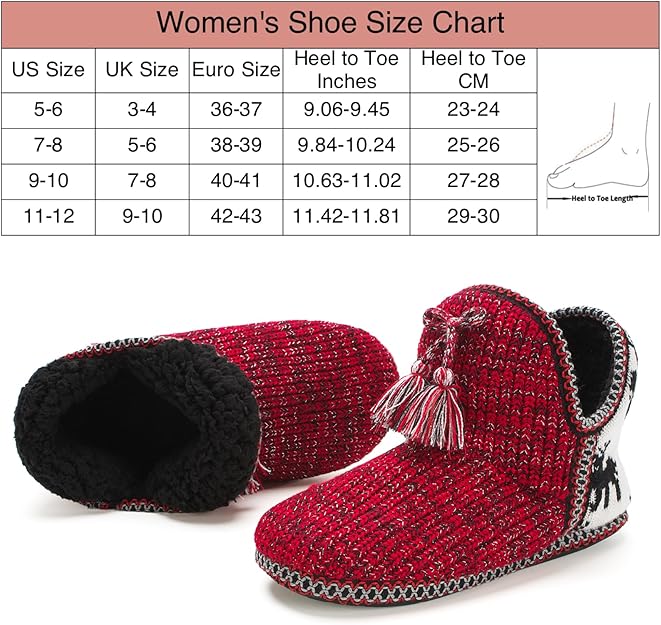 Warme bootie sloffen met memory foam