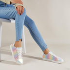 Sprankelende lace-up mode dames sneakers
