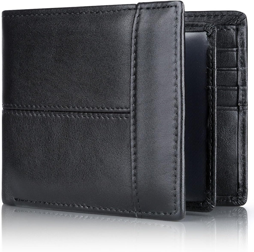 RFID-Blocking leren bifold portemonnee voor mannen — afbeelding 4