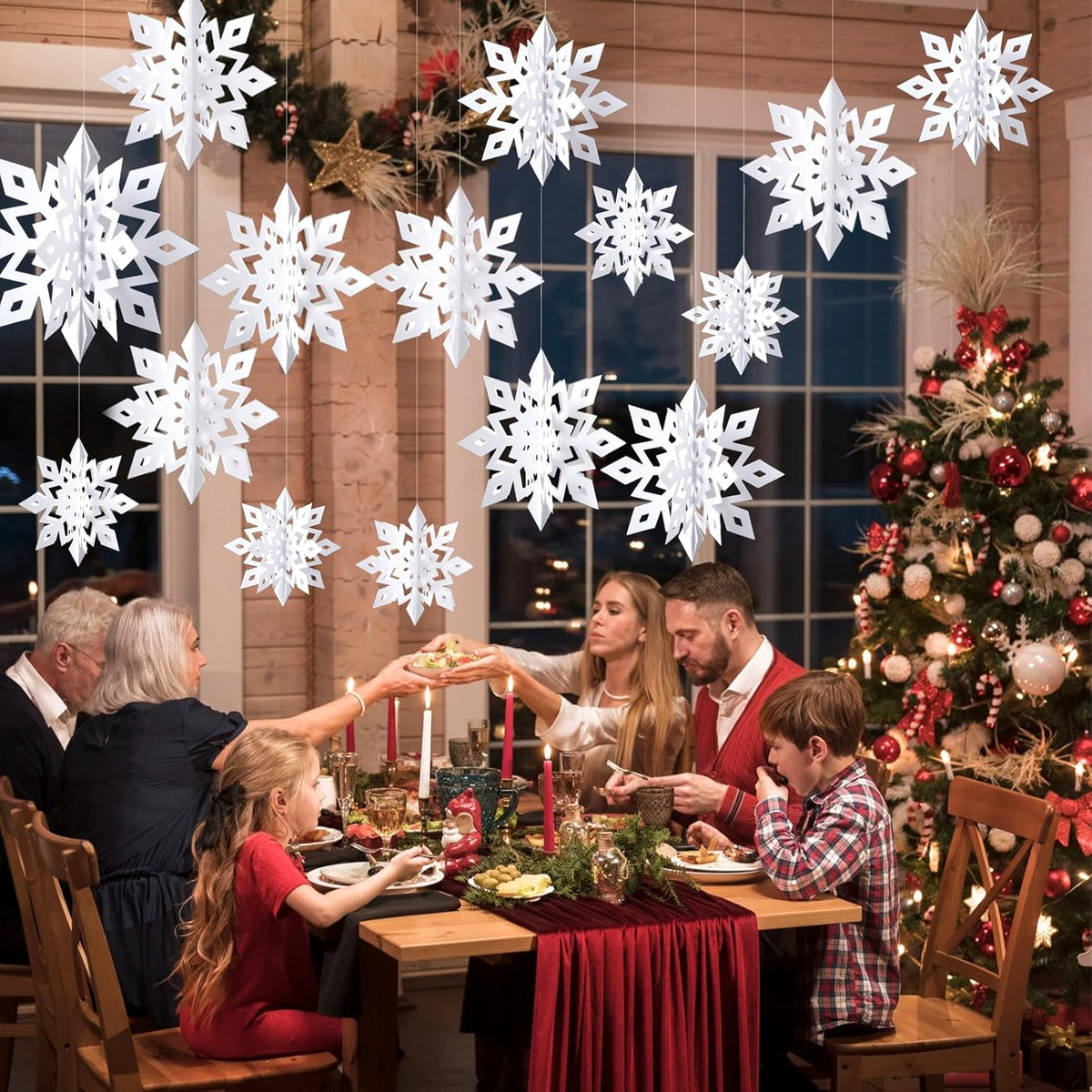 Sneeuwvlok kerstdecoratie