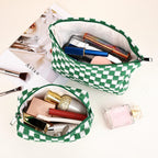 Set geruite make-uptassen