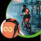 LED motorfietsrugzak – luminescente veiligheidstas voor buiten- en nachtfietsen