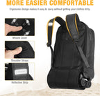30L laptop trolley met 4 spinner wielen & ontwerp