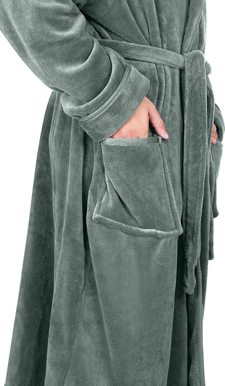 Heren fleece badjas