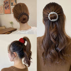 Vogelnest haarclips - set van 3
