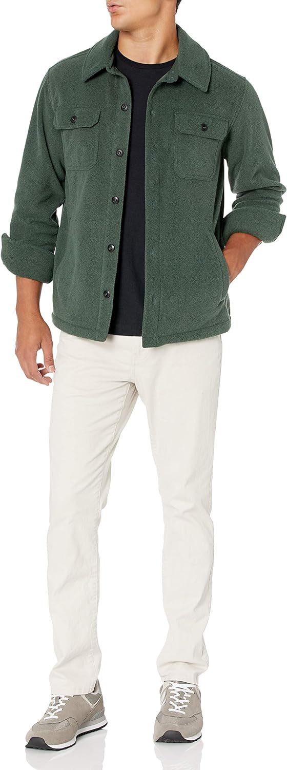 Heren fleece overhemd