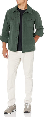 Heren fleece overhemd