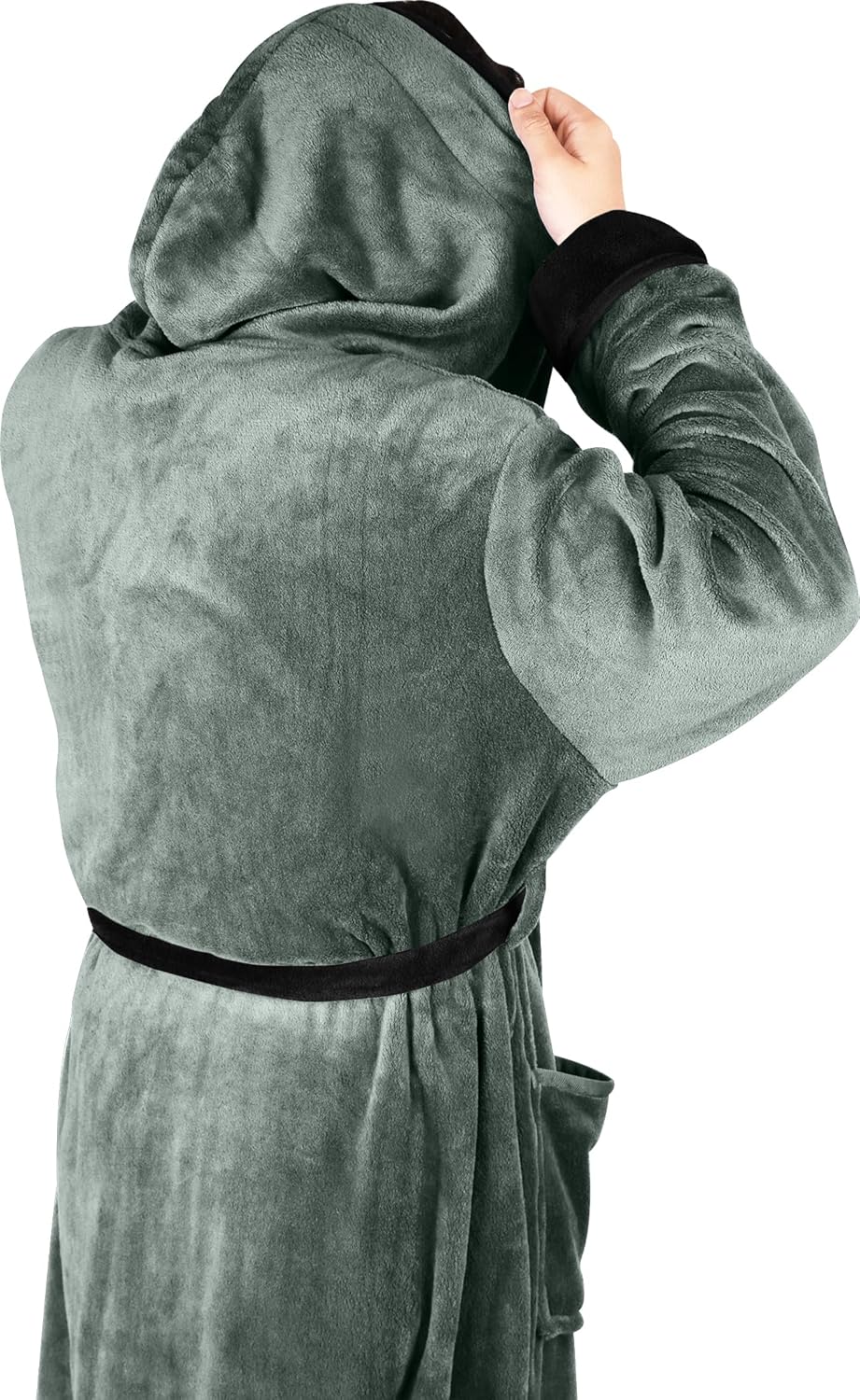 Heren fleece badjas