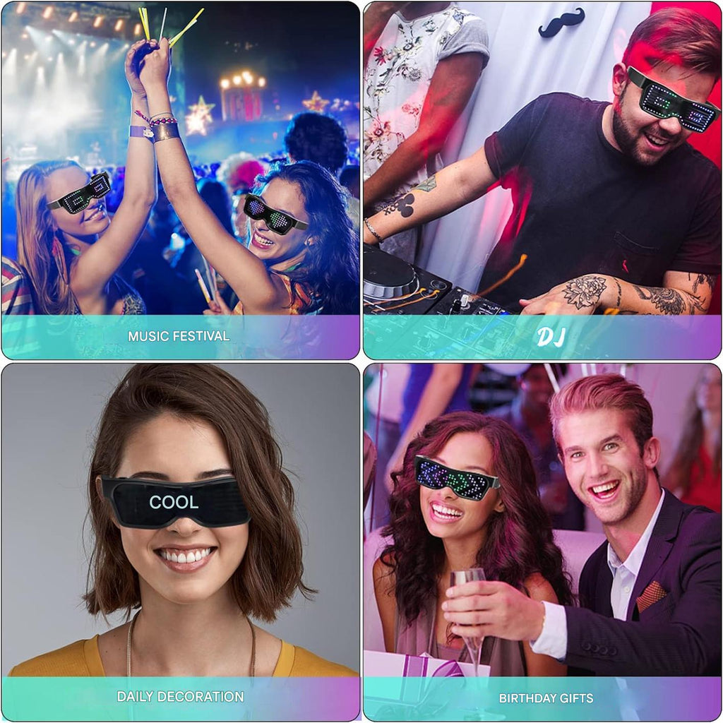 App-Programmeerbare LED feestbril