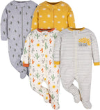 Gerber baby slaappakje voor jongens met voetjes