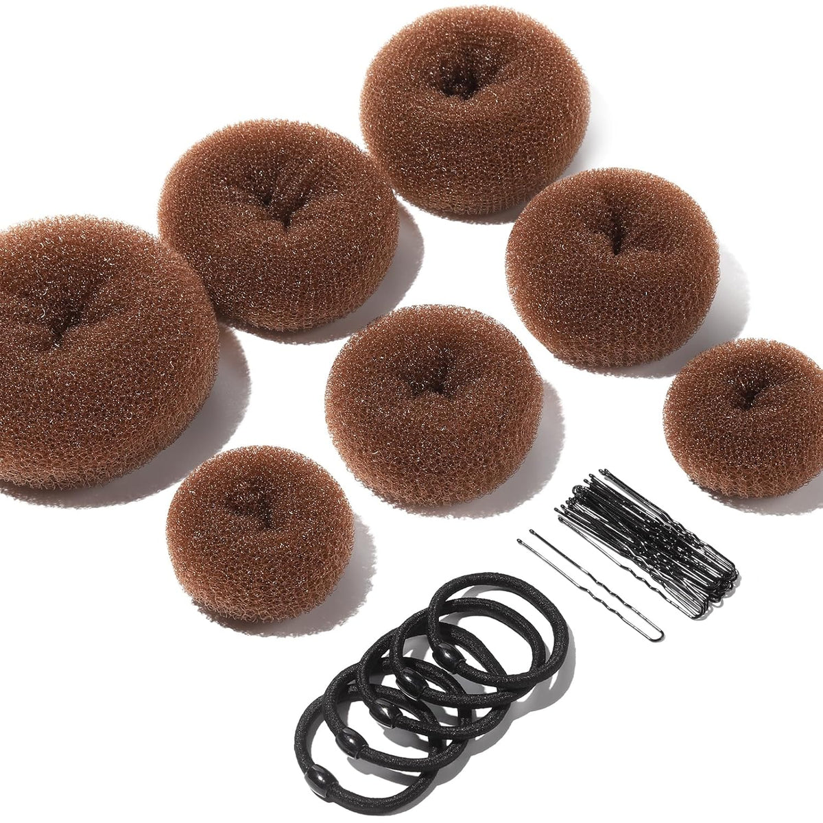 Haardonutset met 7 ringen en accessoires