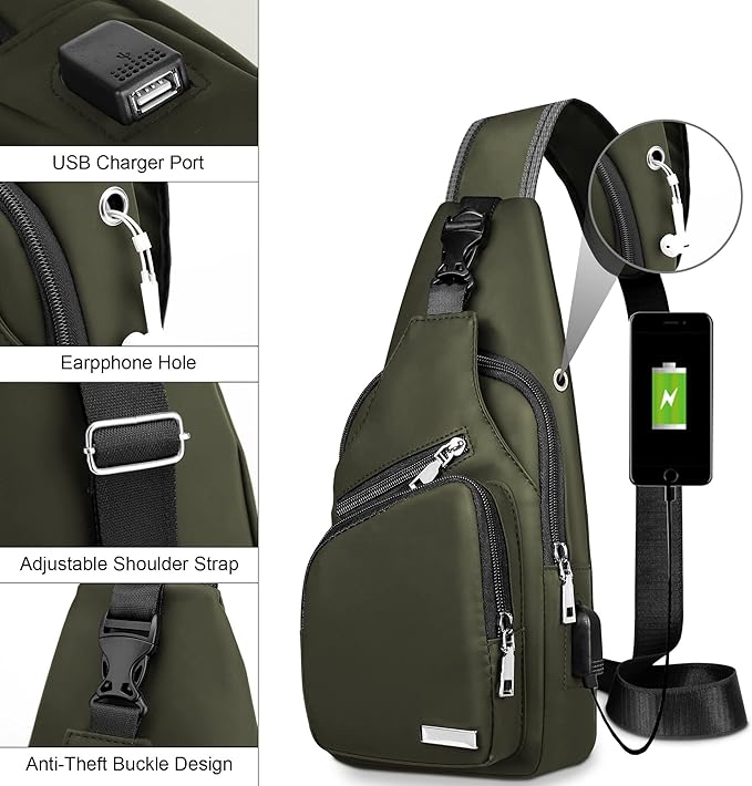 Multifunctionele sling bag