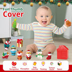 Kerst vingerpoppen set