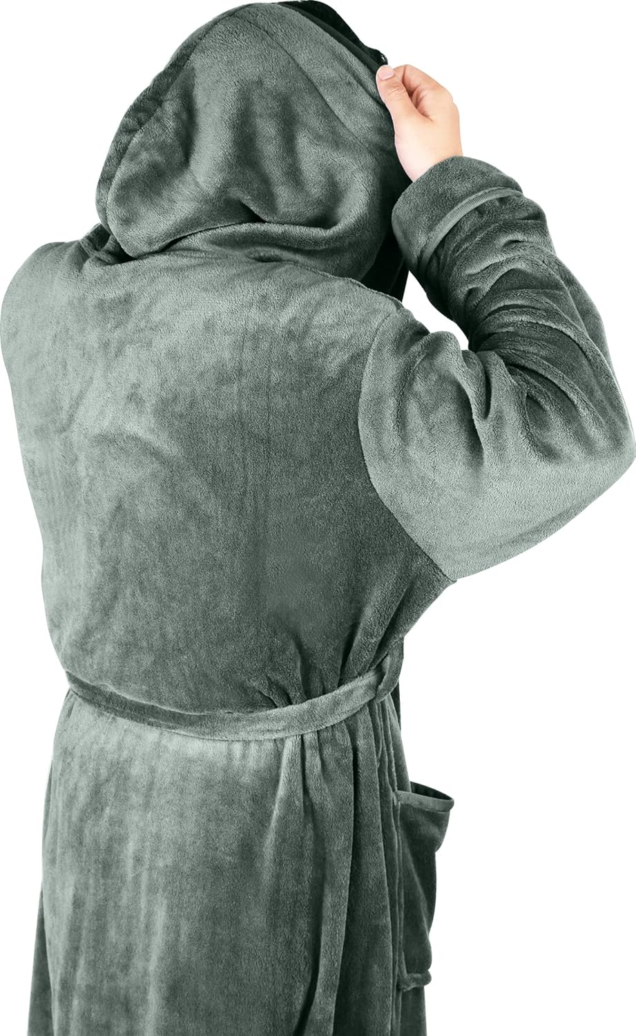 Heren fleece badjas